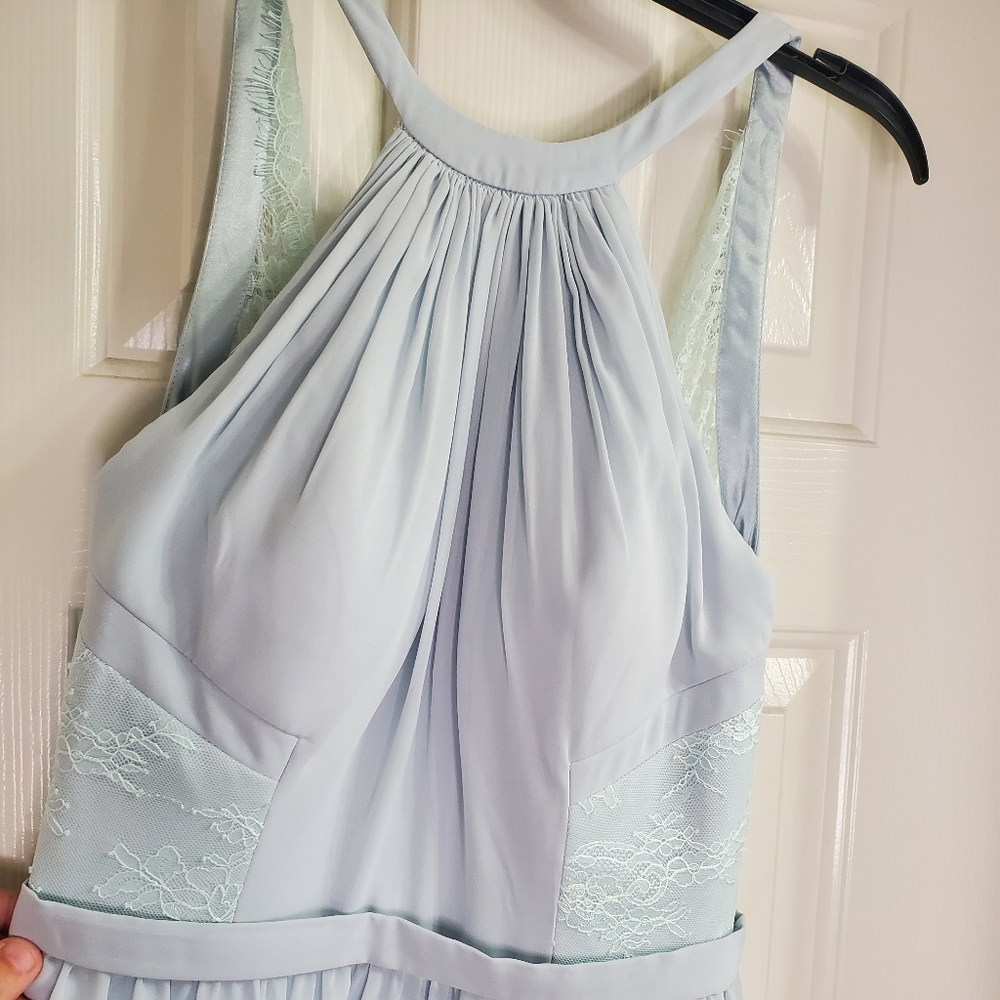 Womens formal light blue new gown size 6